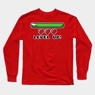 level up pixels Long Sleeve T-Shirt